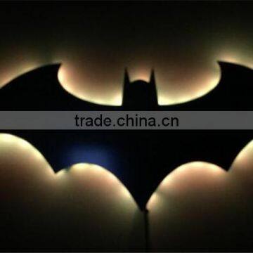 Bat Lamp Mirror Lamp Batman Mirror Lamp With Remote Control Colorful KTV Corridor Background Wall Lamp photo-4