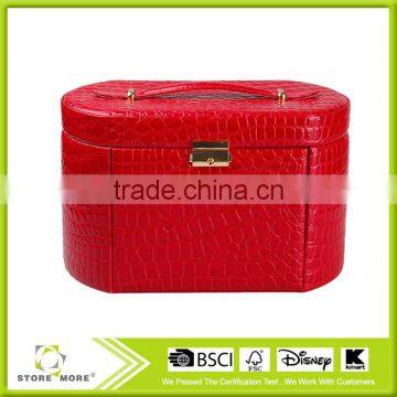 New Products!STORE MORE Red Leather Jewelry Box ,Box for Jewelry photo-2