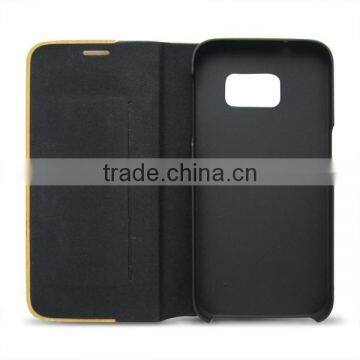 OEM Wood Leather Cell Phone Case for Samsung S7 photo-6