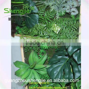 SJLJ013338 Artificial Plant Wall / Fake Plastic Green Wall for Wall Decoration photo-4
