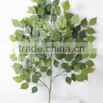 CHY070902 plastic decoratve artificial apple tree branches and leaves/apple hanging tree leaves