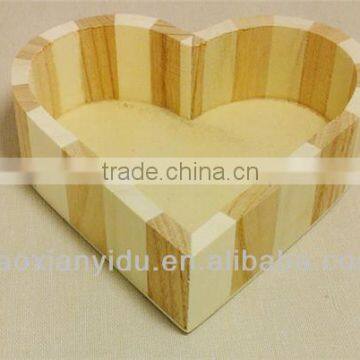 Decor Wooden Heart Shaped Jewelry Holder Wood Box Storge Box Mini Wooden Box Small Box For Weding Key Box photo-6