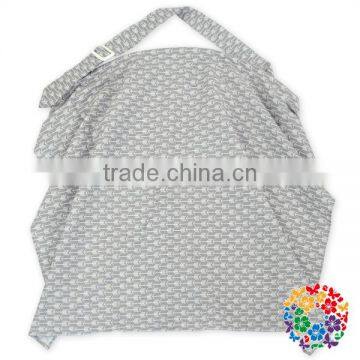 Aqua White Stripe Seersucker Cotton Nursing Cover for Breastfeeding, Mum Udder Covers Breastfeeding photo-6