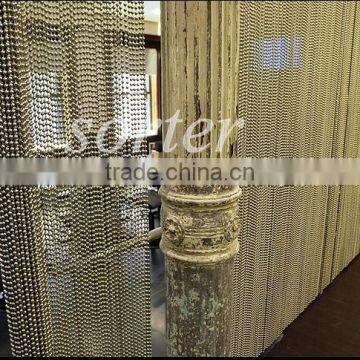 low price metal divider screen,chain room divider