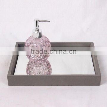 Mirror tray wholesale mirror and concrete mirror display tray