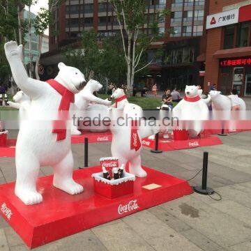 Outdoor Fiberglass Bear Sculpture for Playground photo-4