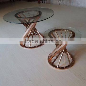 2017 Italian Gold Round Dining Table photo-2