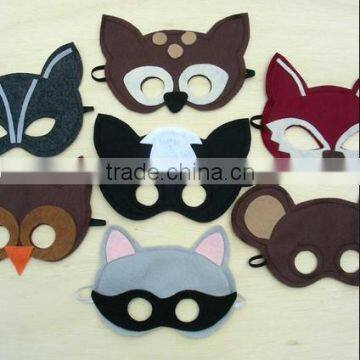  express hot sale hight quality products eco friendly handmade wholesale felt fox venetian masquerade mask made in china