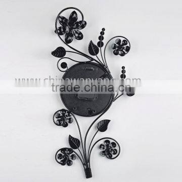 Flower Vintage Metal Wall Clock GZH110 Home Accessories photo-5