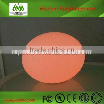 Rechargeable colorful IP68 waterproof led 40cm pebble