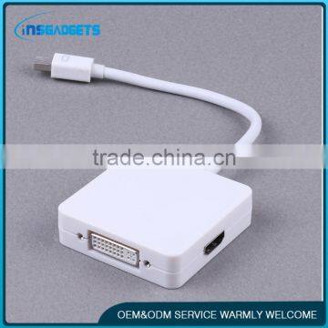 Mini DP DisplayPort To VGA DVI Cable Adapter Converter photo-3