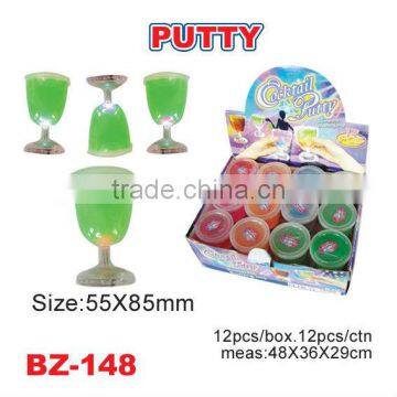 novelty crystal putty in wineglass toys