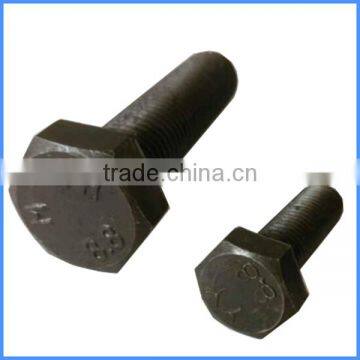 Grade 8.8 DIN931 DIN934 carbon steel bolt and nut