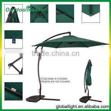 9ft Patio Banana Outdoor Umbrella With Cross Base photo-4