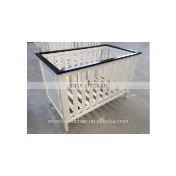 Solid Beech Wood Round Cot Baby Crib Sheets photo-3