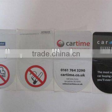 2015 self adhesive Car shield shape tax disc holder