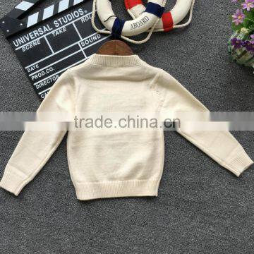 3-9years Baby Kids Cashmere Balloon Patchwork Pattern Sweater photo-3