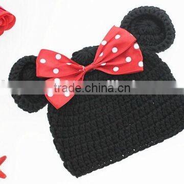 2016 New Design Wholesale Baby Photography Props Crochet Baby Beanie Hat photo-6