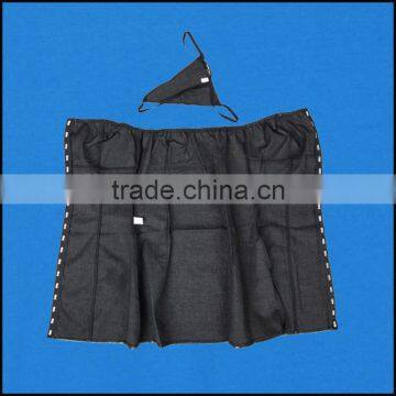 Black Faux Leather Sexy Gothic Corset Dress Front Hasp Strapless Sheath Dresses PVC Club Dress Erotic Women Fashion Dancewear photo-5