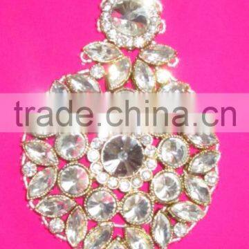 JHOOMAR JHUMAR Side Passa TIKA PEARL Crystal Hair Accessory photo-3