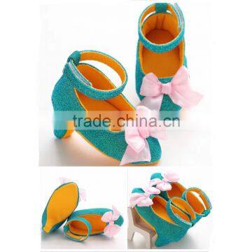 Baby Pre-Walker Heels Solid Infant Shoes colourful high heels toddler lovely tiny Shoes