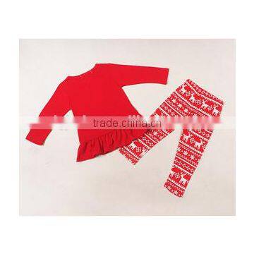 2015 New Winter Kid Girl Lovely Fallow Dear Long Sleeve Christmas Chidren Wear photo-2