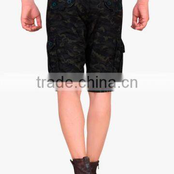 OEM Wholesale Men's Cargo Camo Cusotm Shorts Tracksuits Picture photo-2