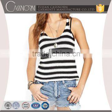 hot sale breathable knit summer tank top for women