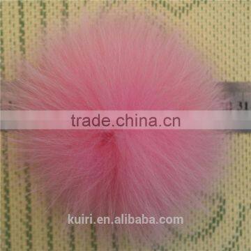 Fur Pom Pom Fluffy Genuine Fox /raccoon/rabbit Fur Ball Keychain Fur Key Ring Fur Bag Charm Women Bag Accessories photo-6