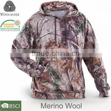 Bulk woodland hoodies,merino wool wholesale camo hoodies