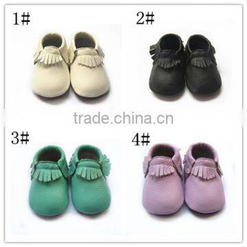 2016 Colorful Shoes Baby Moccasin High Quality Baby Leather Shoes With Rubber Sole Shoes Fashion Shoes photo-5