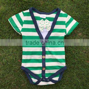 2015 New Bubble Stripe Romper Baby Boys Romper Cotton Baby Romper 1.Size: 4-6M, 7-9M,10-12M,