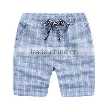 New style plaid wholesale cotton boys shorts