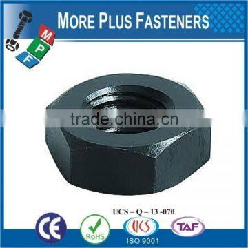 Made in Taiwan Alloy Heavy Zinc Finish Steel Hex Jam Nut photo-3