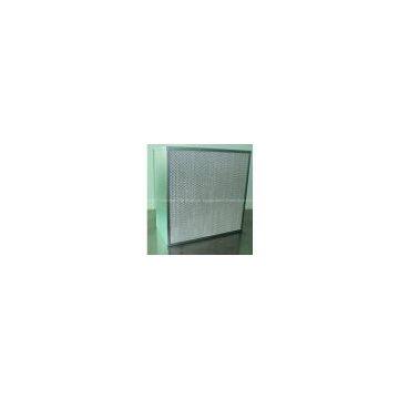 HEPA filter with aluminum separator