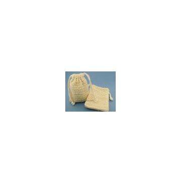 Supply Cotton Flax Scrubbie/Body Sponge