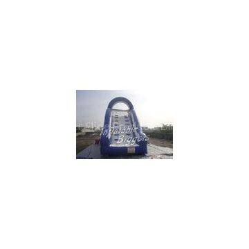 Splash Pool Inflatable Water Slide / Rental Inflatable Climbing Wall And Slide