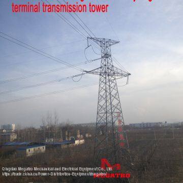 MEGATRO 220KV 2B5 DJ2 Single Circuit Heavy Angle and Terminal Transmission Tower photo-2