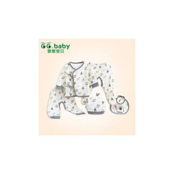 2015 100%Cotton Spring Autumn 5pcs Newborn Baby Boy Clothing Set Character Baby Girl Clothes Suits Baby Gift Suits Infant