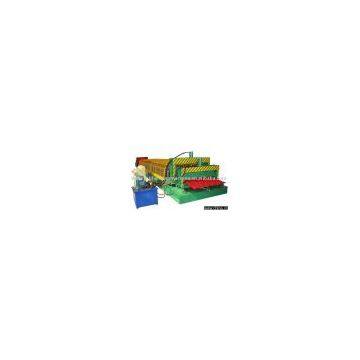step-tile forming machine
