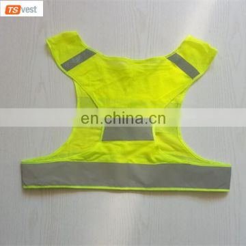 HI VIS Safety Reflective Running Vest with Pocket