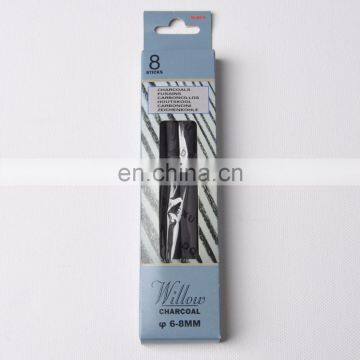 Dia. 6~8mm Length 120mm Sketch Pencil Charcoal Round Willow Charcoal Stick