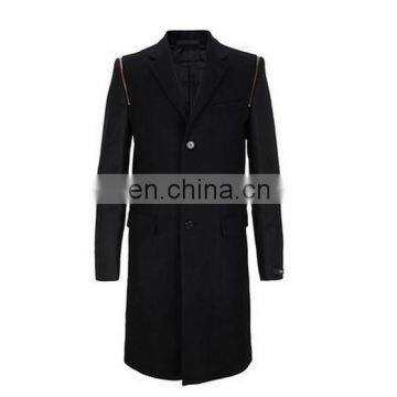 New Fashion High Quality USA European Clothes Slim Fit Double Breasted Wool Cashmere Men Overcoat photo-2