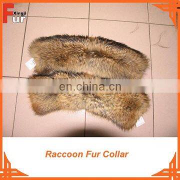 Down Coat Fur Collar, Natural Color Raccoon Fur Collar