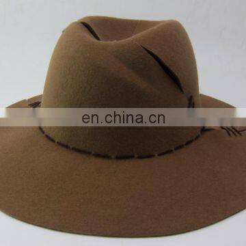 Women's fedora hats, splicing style