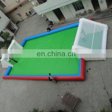 Customized colorful inflatable soccer,football pitch/portable,water-proof,fire-retardant