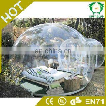 Hot sale CE inflatable bubble dome tent outdoor camping inflatable bubble tent clear for promotion