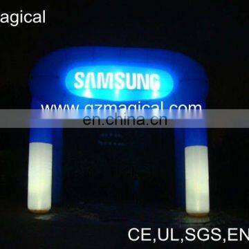 cheap digital printing LED lighting inflatable entrance archway