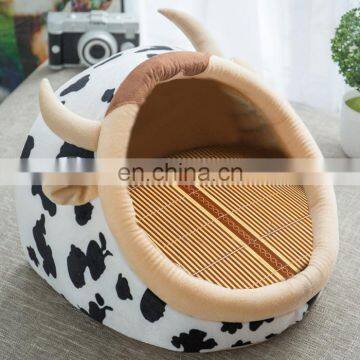 pet product winter and autumn dual-use nest new soft dog bed plush pet house