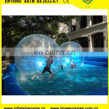 zipper walk on water ball for sale jumbo water ball